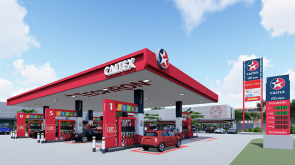 CALTEX GAS STATION WITH SHOP AND ASSEMBLY BUILDING